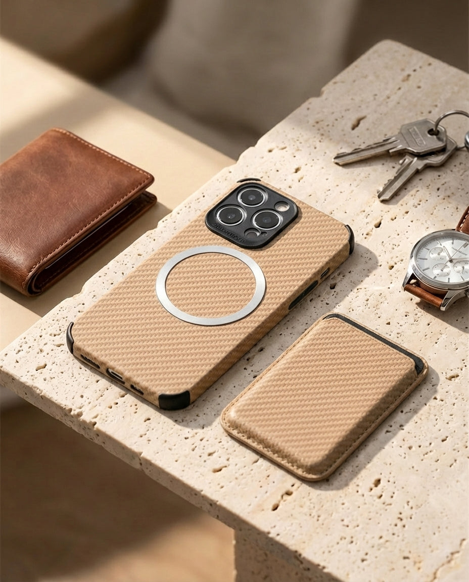 MagSafe pung-cover | CarbonShield Folio