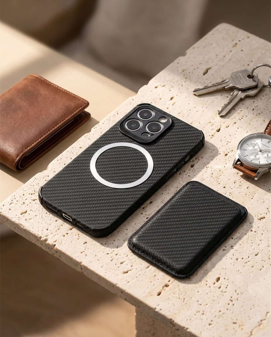 MagSafe pung-cover | CarbonShield Folio