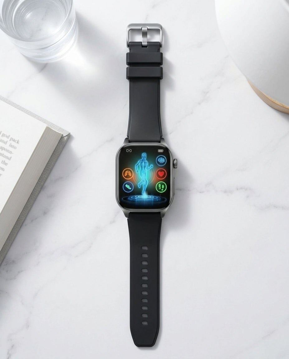 Sundhedssmartwatch – EKG, Blodtryk & Puls | VitalSync Pro