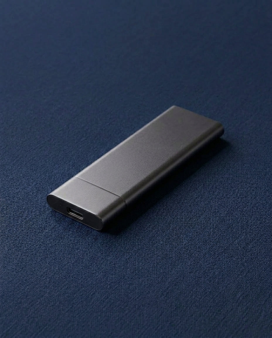 2TB Bærbar SSD USB 3.1 | Lynhurtig Ekstern Harddisk