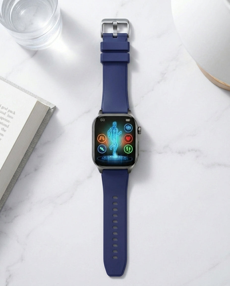 Sundhedssmartwatch – EKG, Blodtryk & Puls | VitalSync Pro
