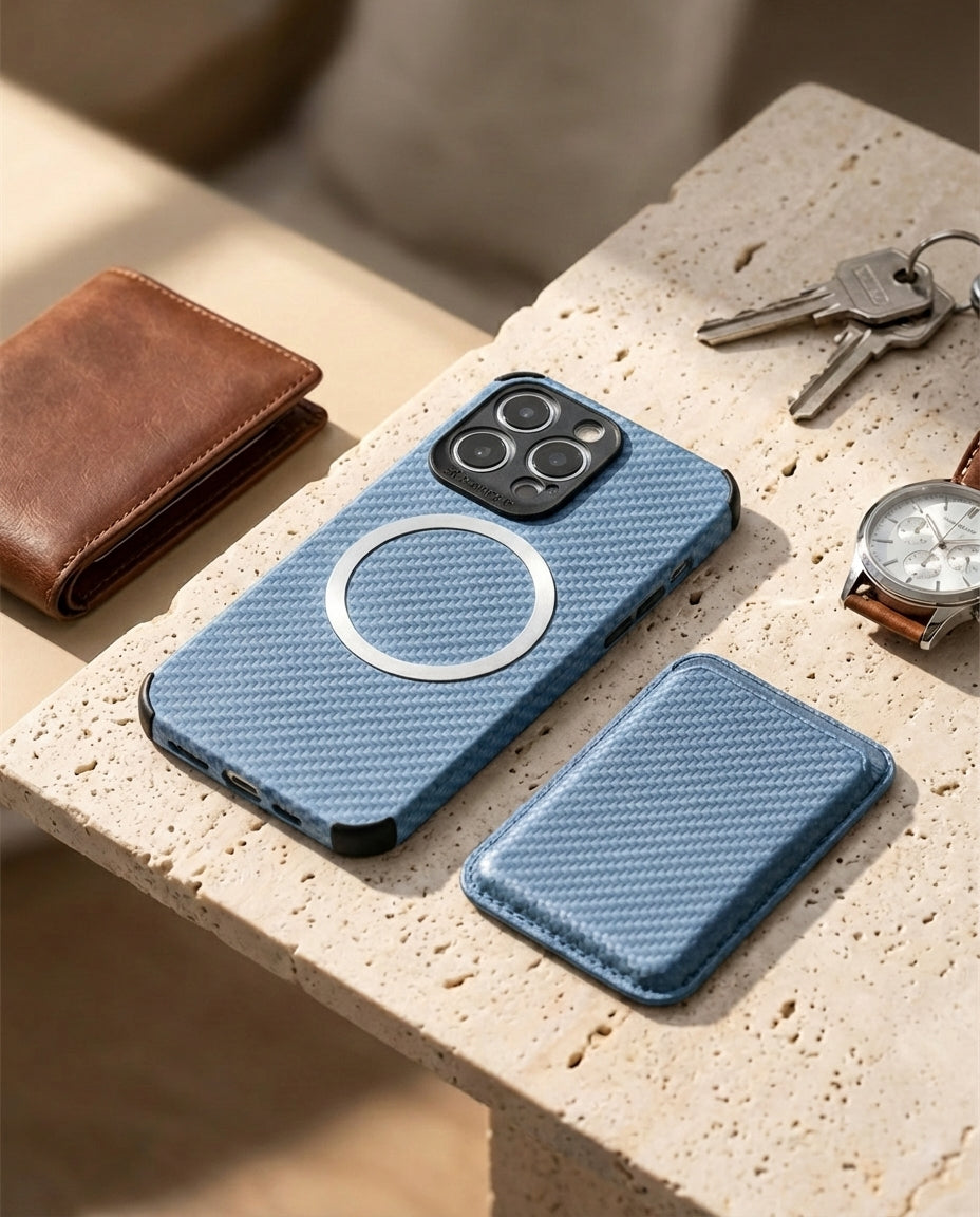 MagSafe pung-cover | CarbonShield Folio