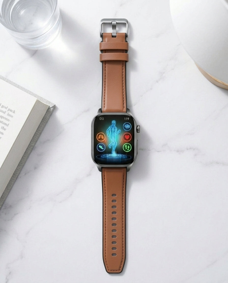Sundhedssmartwatch – EKG, Blodtryk & Puls | VitalSync Pro