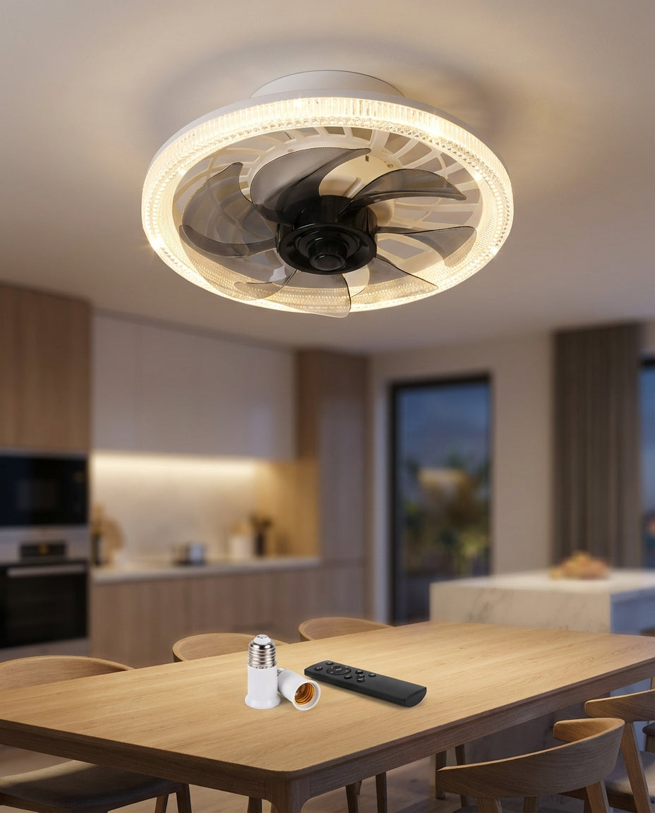 SilentBreeze AirGlow | 2-i-1 loftventilator og belysning