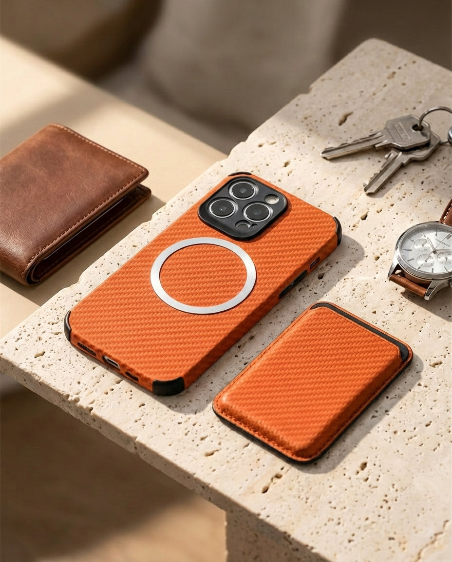 MagSafe pung-cover | CarbonShield Folio